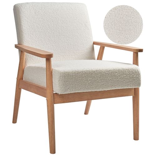 Fauteuil Esrum Bouclé Blanc Cassé