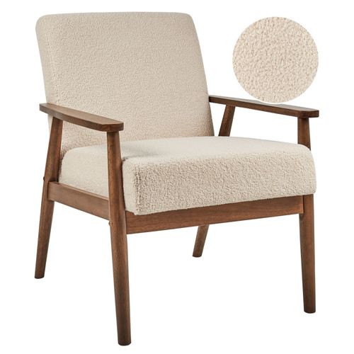 Fauteuil Esrum Bouclé Beige