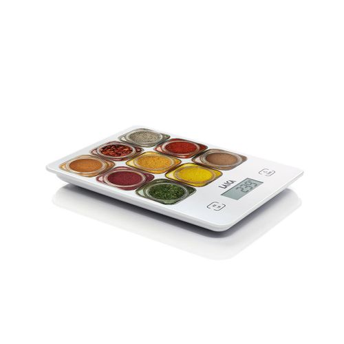 Laica Ks1040 Escabeaux De Cuisine Balance De Ménage Électronique Multicolore, Blanc Comptoir Rectangle