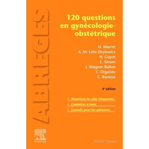 120 Questions En Gynécologie-Obstétrique