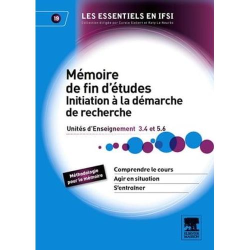 Mémoire De Fin D'études. Initiation À La Démarche De Recherche