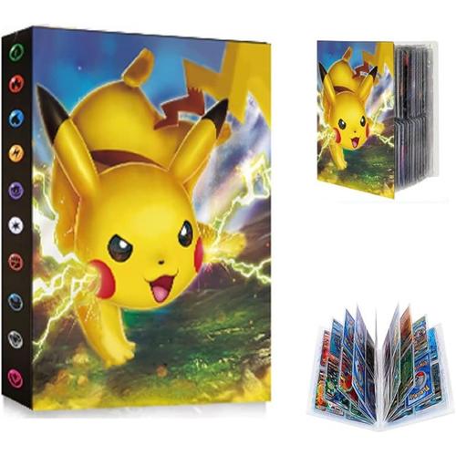 Porte Carte Pour Pokemon Classeur Carte Pour Pokemon Cartes Album De Cartes Gx Vmax Cahier Range Carte 30 Pages Capacité De 240 Carte