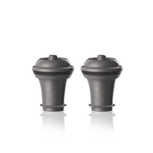 Bouchon Conservateur Pour Bouteille De Vin Vacuvin Gris Lot De 2