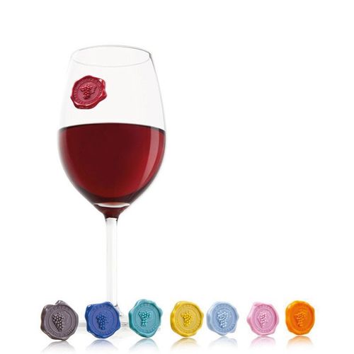 Lot De 8 Marque-Verres Grappes