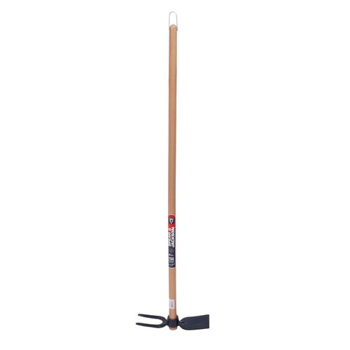 Serfouette forgée panne et langue de 26cm manche bois 110 cm