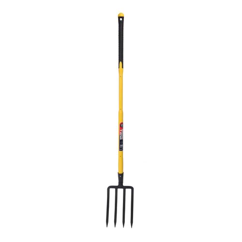 Fourche à bêcher 4 dents de 30 cm manche pomme trimatière