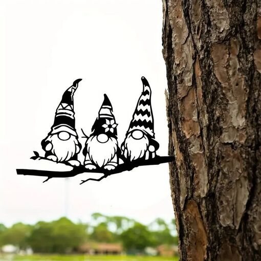 Décoration Jardin Chat Métal Rouillé - Silhouette Vintage Pour Clôture Ou Mur - Cadeau Original