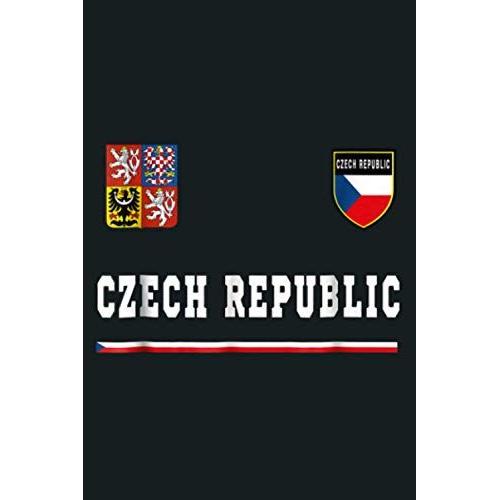 Czech Republic Sport Soccer Jersey Flag Prague: Notebook Planner - 6x9 Inch Daily Planner Journal, To Do List Notebook, Daily Organizer, 114 Pages