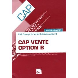 Cap Vente Option B - Sujets D'examen