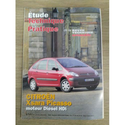 Etude Technique & Pratique N°635 Citroen Picasso Diesel Hdi