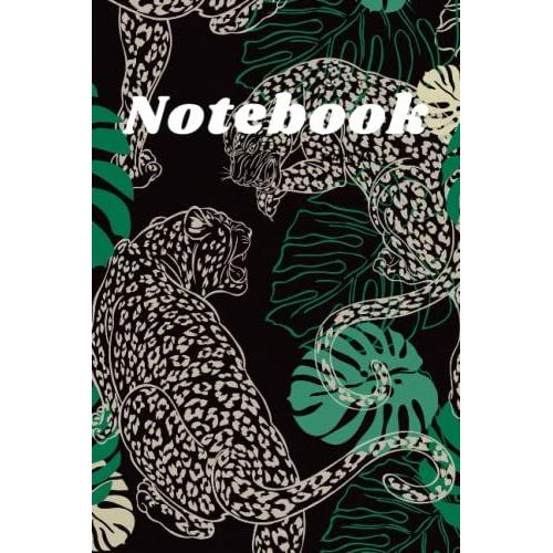 Leopard Print Notebook: 100 Page 6x9 Notebook