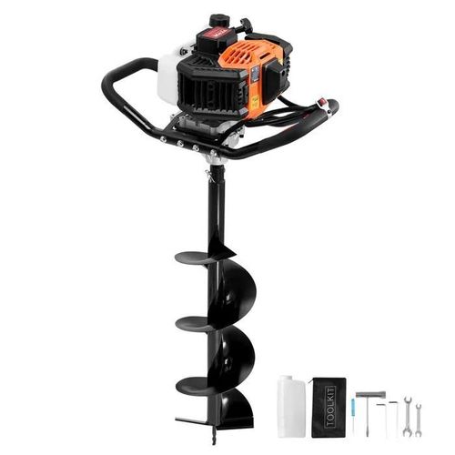 Tarière à Essence-VEVOR-43 CC-Tarière Thermique de Plantation 1250 W avec Forets 200 mm-pour Plantes de Jardin, Jardinage, Planter