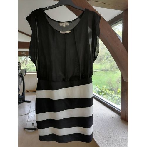 Tunique Bicolore Noire Et Blanche