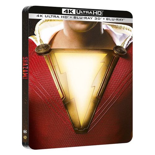 Shazam - Steelbook Edition Spéciale Fnac  - 4k Uhd + Bluray + Bluray 3d