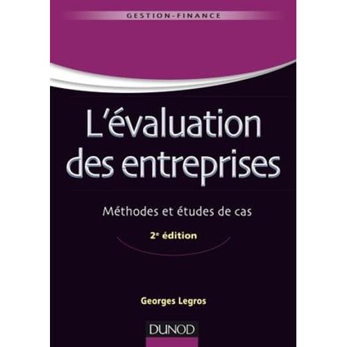 L'évaluation Des Entreprises - 2e Éd.