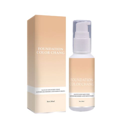 Fond De Teint À Couleur Changeante, Liquide, Correcteur D'hydratation, Contrôle De L'huile, Crème Anti-Cernes, Tenue Longue Durée 