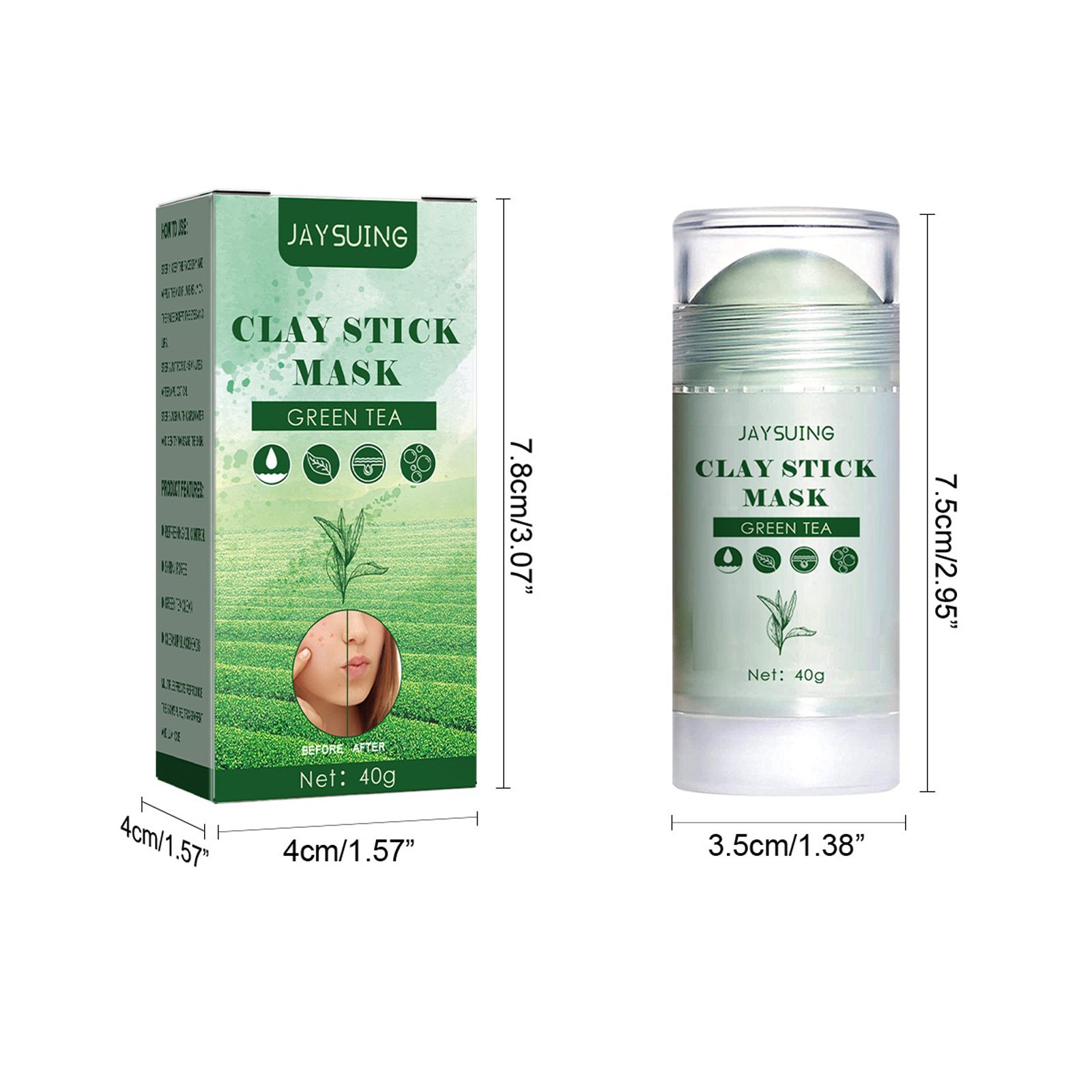 Masque De Nettoyage Au Th Vert, Masque De Boue Pour Hommes ... - 2