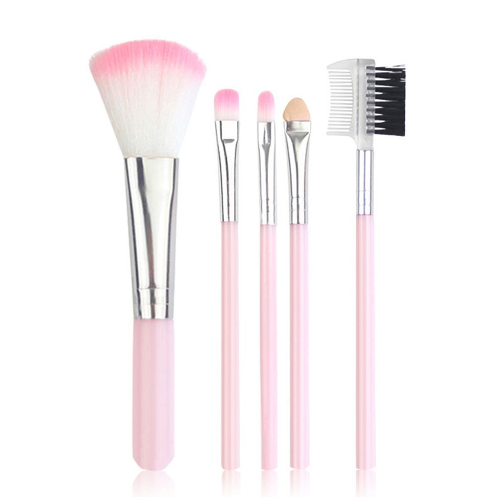 Ensemble De Pinceaux De Maquillage Pour Femmes Et Filles, 5 ...