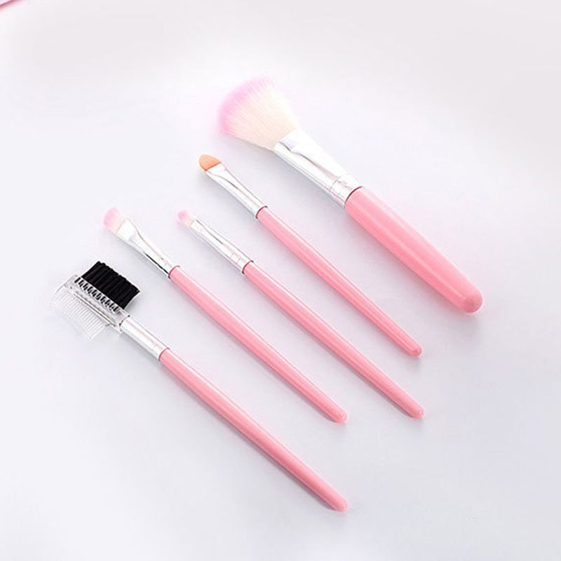 Ensemble De Pinceaux De Maquillage Pour Femmes Et Filles, 5 ... - 2