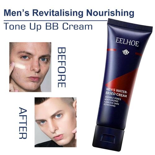 Bb Crème Pour Hommes, Fond De Teint Blanchissant Naturel, Contrôle De L'huile, Correcteur Hydratant, 50ml 