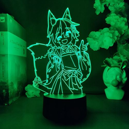 Lampe De Chevet Utile Fox Senko Anime Led Lamp