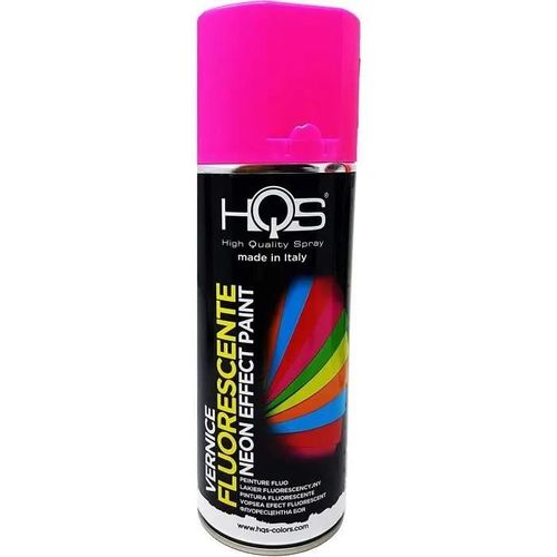 Peinture en Aérosol HQS Fucshia Néon Fluo, 400 ml