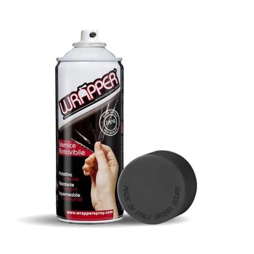 Peinture en Aérosol - Wrapper - Gris Foncé - Amovible - Mat - Multi-couches