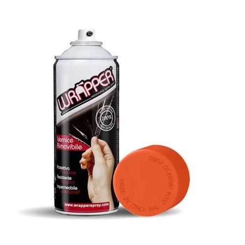 Peinture en Aérosol - Wrapper - RAL 2004 - Orange Pure - Amovible - Mat - Multi-couches