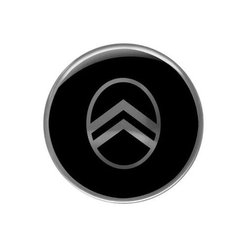 Autocollant Citroen 3d New Logo, Noir, 52 Mm