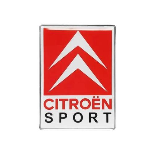 Autocollant Citroën Sport Logo 3d, 65 X 46 Mm