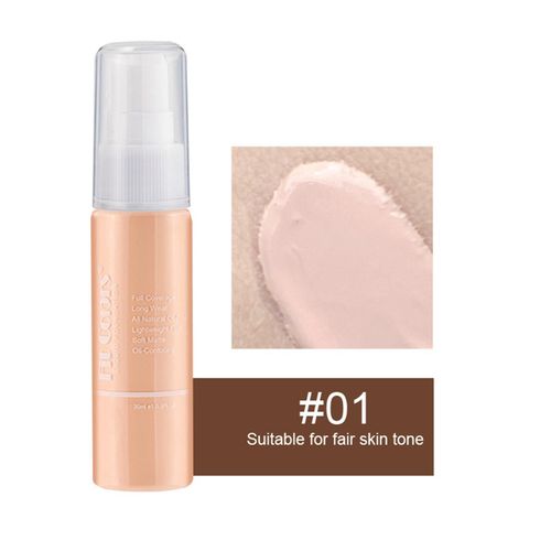 Fond De Teint Liquide Pour Maquillage Européen Et Américain, Correcteur À Bon Épandage, Vente En Gros, 256, 8 Couleurs, 30ml 