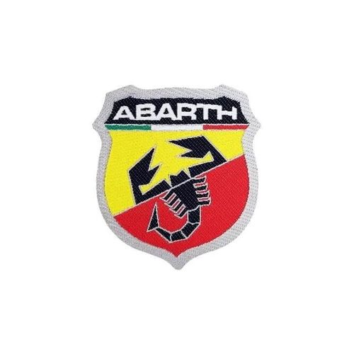 Patch Adhésif - Abarth - Écusson Logo - 48 X 51 Mm - Produit Officiel - Adhésif 3m