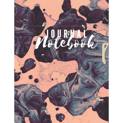 Journal Notebook: Premium Abstract Journal Notebook For Writing, Journaling, Composition 200 Page, Lined, College Ruled, 7.5x9.75 Inches Soft Cover, Perfect Bound