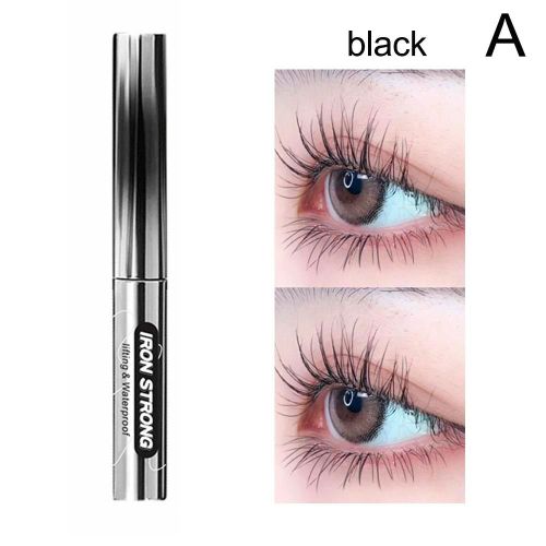 Mascara Épais En Tube D'acier Pour Les Yeux, Accessoire De Maquillage Naturel, Séchage Rapide Et Étanche, Sans Bavures, B1z8 