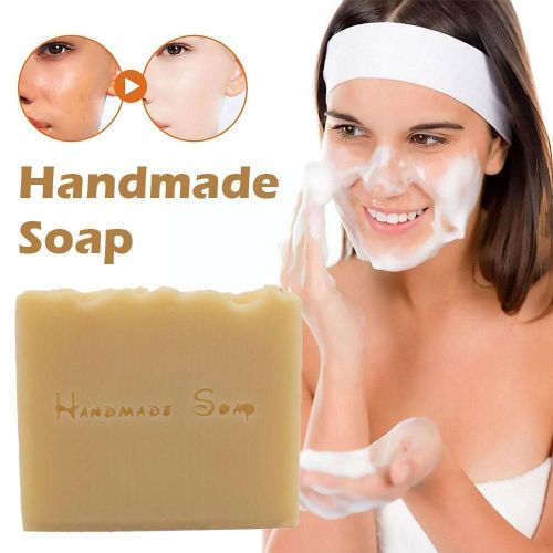 Savon Au Lait Au Miel Naturel Fait À La Main, Savon Hydratant Pour La Peau, Élimination De L'acné, Essence D'huile, Blanchiment Des Pores Pressé À Froid D4n1 