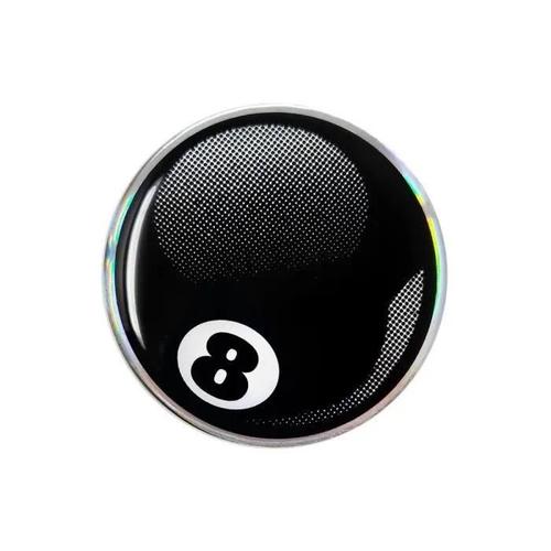 Sticker Autocollant 3D Boule de Billard, 48 x 48 mm