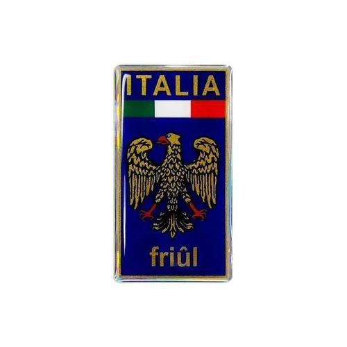 Sticker Autocollant 3D Friûl Friouli, 40 x 75 mm