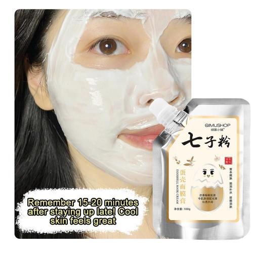 Masque Facial En Poudre De Coquille D'¿Uf, Formule À Base De Plantes, Masque Hydratant À L'essence, Onguent Facial Hydratant Et Éclaircissant, A8z2 