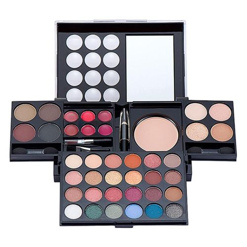 Ensemble De Maquillage Multi-Couleurs, Outils De Maquillage, Palette Combinée De Cosmétiques Multi-Couleurs, Palette Cadeau Comprenant Fard À Paupières, Brillant À Lèvres, Blush 