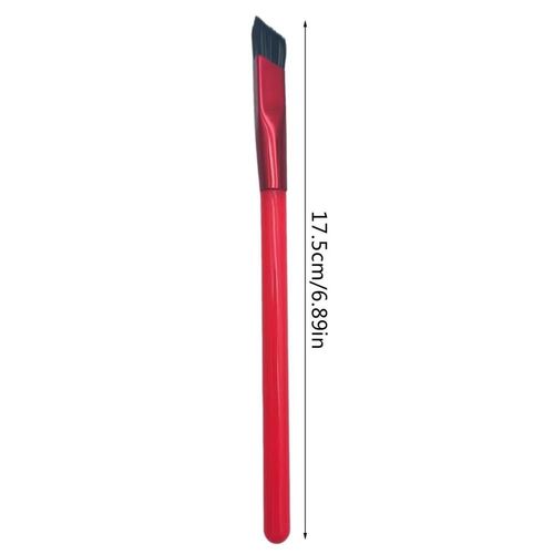 Fournitures De Brosse À Sourcils Carrée Avec Poignée Ergonomique, Pour Contour Précis Et Remplissage, Cadeau Pour Femmes 