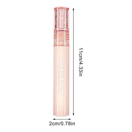 Gloss À Lèvres En Verre Transparent Pour Femmes, Maquillage, Hydratant, Transparent, Liquide, Couleur Thé Au Lait Étudiant 