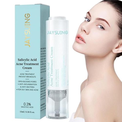 Crème Anti-Taches En Salicylate, Naturelle, Douce, 15ml, Dissolvant De Points Noirs, Hydratante, Pour Toutes Les Peaux, Femmes Et Hommes 
