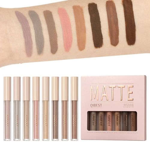 Ombre À Paupières Liquide Mate Longue Durée, Ombre À Paupières Liquide Classique Étanche Pour Femmes, Adolescentes Et Adultes, 8 Couleurs 
