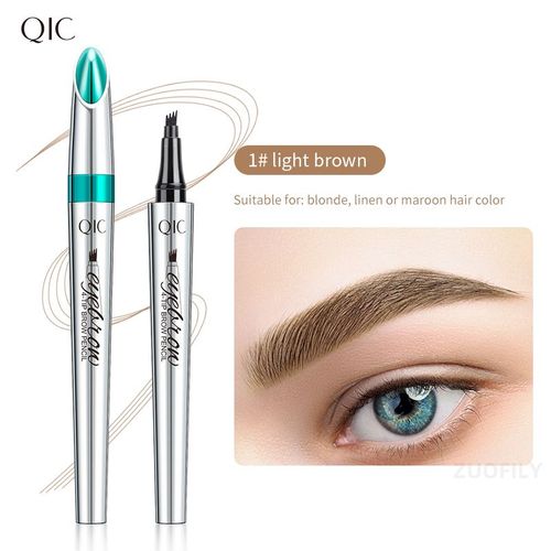 Crayon À Sourcils Liquide Étanche À 4 Points, Maquillage Longue Durée, Pointe À 4 Fourchettes, Cosmétique, Microblade, Nouveau 