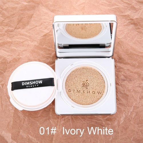 Bb-Fond De Teint À Coussin D'air, Correcteur Blanc Ivoire, Blanchiment Naturel, Étanche, Éclaircissant, Cosmétique Avec Miroir De Maquillage 