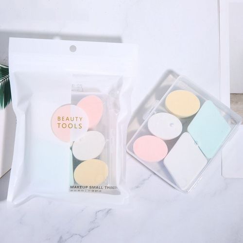 Bouffantes De Fond De Teint Cosmétique, 5 Pièces, Correcteur De Fard À Joues Multifonctionnel, Outils De Beauté Réutilisables, Humides Et Secs, Tslm1 