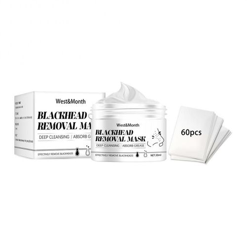 Masque De Nettoyage En Profondeur Pour Le Visage, Dissolvant De Points Noirs Pour Le Nez, Bande De Pores, Peeling, Acné, Unisexe 