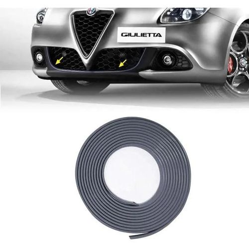 Profil Adhésif - Alfa Romeo - Giulietta - Argent - Haute Qualité - Inclus 2 Serviettes
