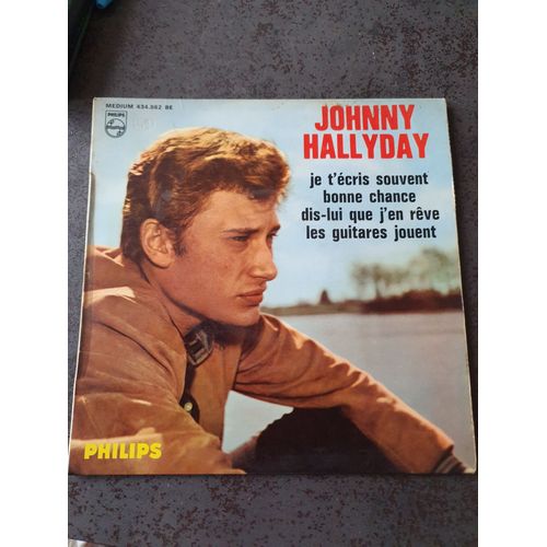 Rare Disque Johnny Hallyday...Philips 434.862 Be.