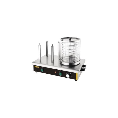 Chauffe-saucisses inox 4 plots 650 W, 220 V - MONO